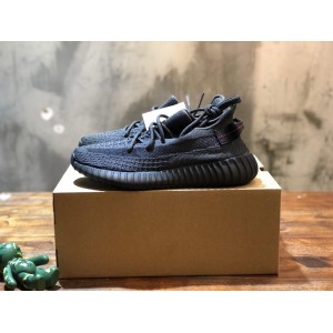 Yeezy Boost 350 V2 Static Black Reflective FU9013 Sneaker DZH00A025