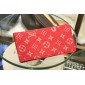 Replica Louis Vuitton Fashion 66540 red supreme wallet LV03WM002