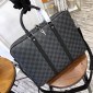 Replica Louis Vuitton Luxury N41478 VOYAGE SMALL BAG gray LV04BM029