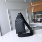 Replica Louis Vuitton Luxury N51994 gray GERONIMOS BAG LV04BM047