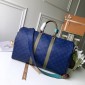 Replica Louis Vuitton Luxury monogram canvas keep all bandouliere 45, pacific blue LV04BM095