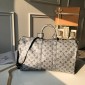 Replica Louis Vuitton Luxury keepall bandouliere 45 silver monogram coated LV04BM097