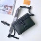 Replica Louis Vuitton Luxury M52176 MESSENGER BAG simple plain black LV04BM188