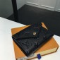 Replica Louis Vuitton Luxury M64061 small black WALLET LV04WM015