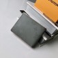 Replica Louis Vuitton Luxury M63297 small gray WALLET LV04WM056