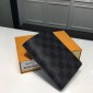 Replica Louis Vuitton Luxury M60181 small graphite chess board pattern  WALLET LV04WM062