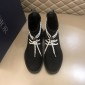 Replica Dior HOMME lei yard design hybrid sole calfskin suede cloth boots(black) MS021040