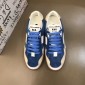 Replica Dolce ＆ Gabbana White and blue suede with brown sole High Quality Sneakers MS021053