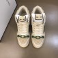 Replica Gucci High-to High Quality Sneakers Beige and GG print and beige rubber soles  MS021076