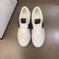 Replica Gucci High Quality Sneakers White suede and silver GG embroidery and silver details MS021081