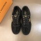 Replica Louis Vuitton High Quality Sneakers Black and masonry with black sole MS021107