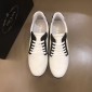 Replica Prada High Quality Sneakers White and black heel with white sole MS021121