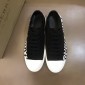 Replica Burberry Low-top High Quality Sneakers Black and White rubber sole MS021133