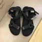 Replica Burberry Black Sandals with canvas MS02582