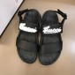 Replica Gucci Black Sandals With LV Signative MS02661