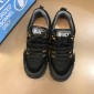 Replica Gucci Perfect Quality Sneakers Black and white details with black sole MS02702