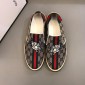 Replica Gucci Perfect Quality Sneakers Grey and Disney piggy embroidery with beige soles MS02712