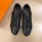 Replica Hermes Perfect Quality Sneakers Black and Two-tone sole with Black tongue MS02739