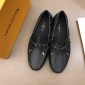 Replica Louis Vuitton Arizona Moccasin Black Fashion Loafers MS02785