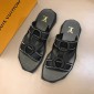 Replica Louis Vuitton black Sandal MS02806