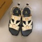 Replica Louis Vuitton Black Sandal With LV Monogram MS02808