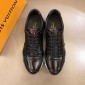 Replica Louis Vuitton Perfect Quality Sneakers Brown and brown heel with colorblock sole MS02820