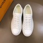 Replica Louis Vuitton Fashion Sneakers White crocodile skin and gold Monogram Flower pattern with white sole MS02878