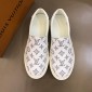 Replica Louis Vuitton Fashion Sneakers White and Monogram Flower print and white sole MS02883