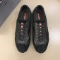 Replica Prada Fashion Sneakers Black and black suede with black sole MS02932