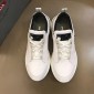 Replica Prada Fashion Sneakers White and black details with white sole MS02939