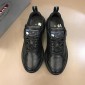 Replica Prada Fashion Sneakers Black and black soles MS02940