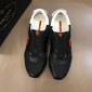 Replica Prada Fashion Sneakers Black and Prada patches with black sole MS02962