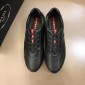 Replica Prada Fashion Sneakers Black and white sole MS02965