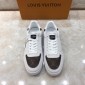 Replica Louis Vuitton Perfect Quality Sneakers White and Monogram print details with white sole MS071032