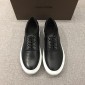 Replica Louis Vuitton Perfect Quality Sneakers Black and white sole MS071087