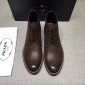 Replica Prada Brown Martens Boots MS071183