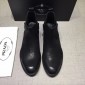 Replica Prada Black Martens Boots MS071186