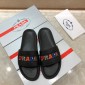 Replica Prada Slippers with colorful letter MS071229