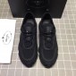 Replica Prada Perfect Quality Sneakers Black and white Prada patch with black sole MS071254