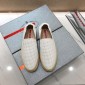 Replica Prada Perfect Quality Sneakers White and straw soles MS071265