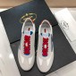 Replica Prada Perfect Quality Sneakers Grey suede and Prada print with white sole MS071286