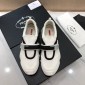 Replica Prada Perfect Quality Sneakers White and black details with white sole MS071316