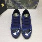 Replica Valentino Perfect Quality Sneakers Blue and camouflage stars detail with white sole MS071430