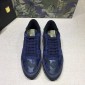 Replica Valentino Perfect Quality Sneakers Blue and camouflage stars detail with white sole MS071433