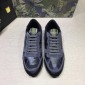 Replica Valentino Perfect Quality Sneakers Blue and blue camouflage details with beige soles MS071446