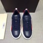 Replica Valentino Perfect Quality Sneakers Blue and red heel with white sole MS071449