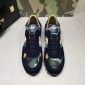 Replica Valentino Perfect Quality Sneakers Blue and yellow camouflage with beige soles MS071463