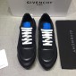 Replica Givenchy Fashion Sneakers Black and white heel with blue tongue MS07431