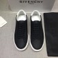 Replica Givenchy Fashion Sneakers black and Embroidered upper with White sole MS07442