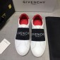 Replica Givenchy Fashion Sneakers White and Covering wide black elastic band with red heel MS07451